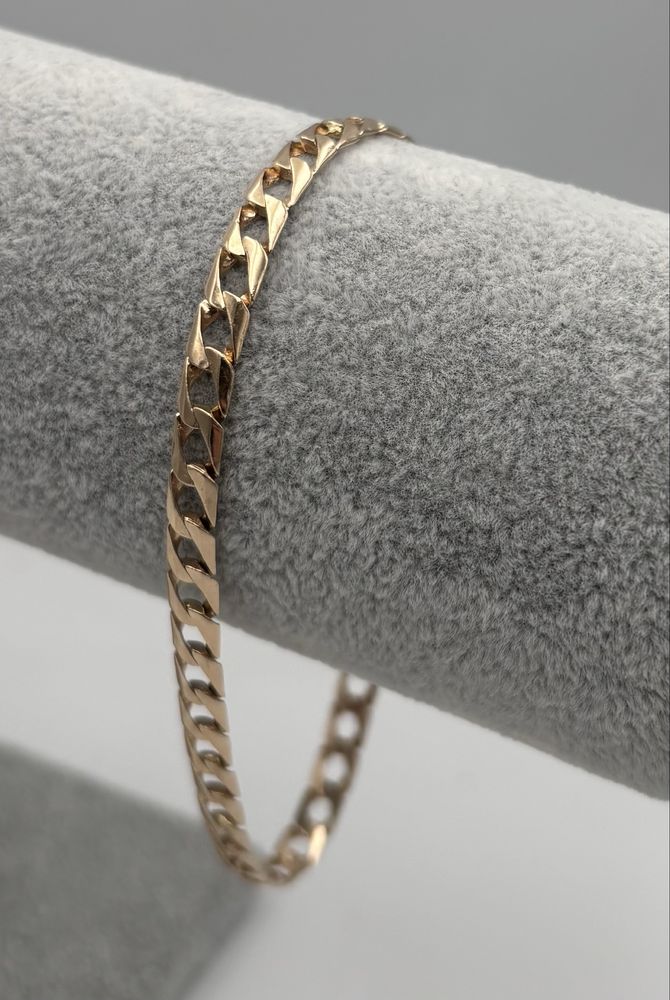 Złota męska bransoletka • pr.585 • 9,8g • 23cm.• Lombard Halogsm Łódź