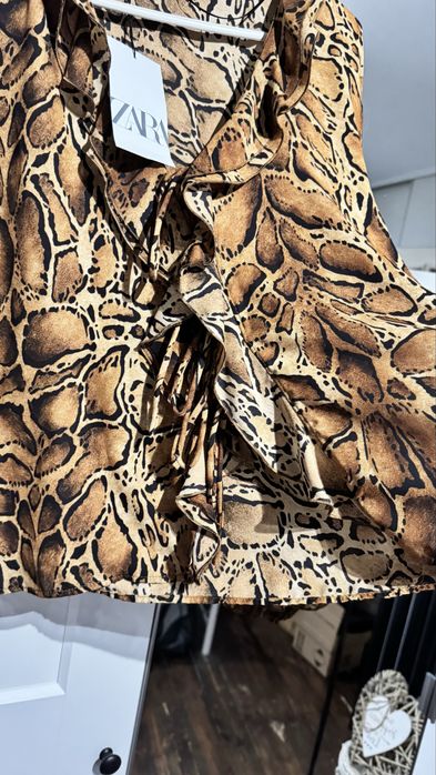 Nowa bluzka zara panterka modna