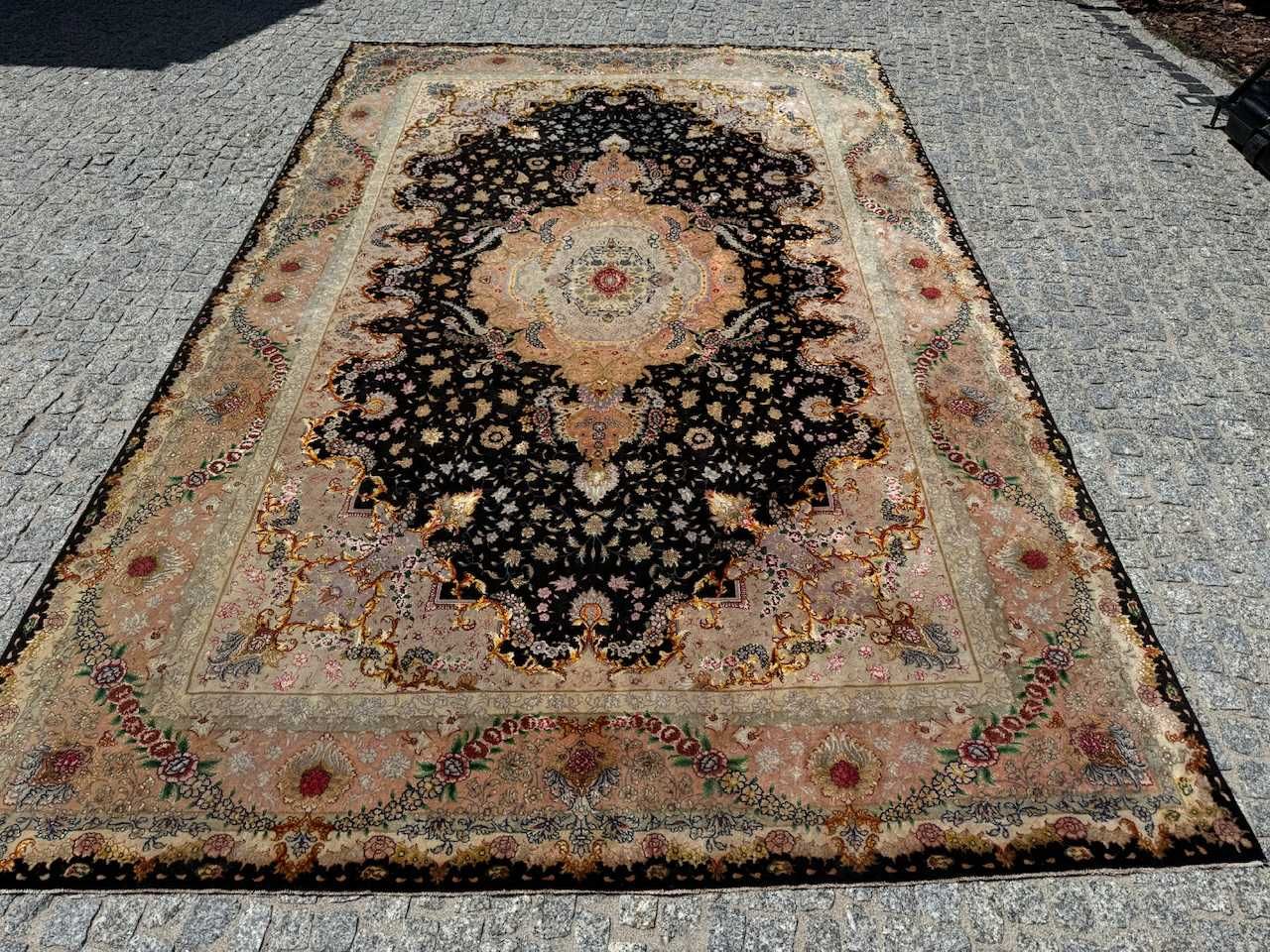Dywan perski kaszmirowy z jedwabiem Tabriz Raj 300x200 galeria 50 tyś