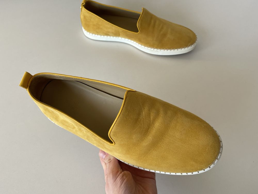 Hermes чоловічі шкіряні мокасини сліпони еспадрильї р. 43 оригінал