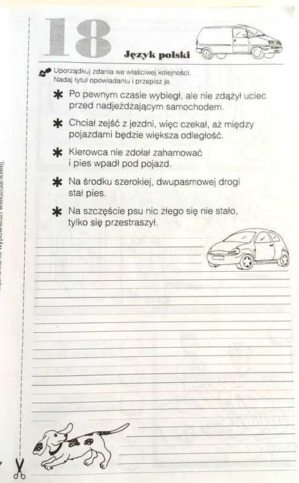 Kartkówki z Moniką sprawdziany klasa 3 polski matematyka środowisko