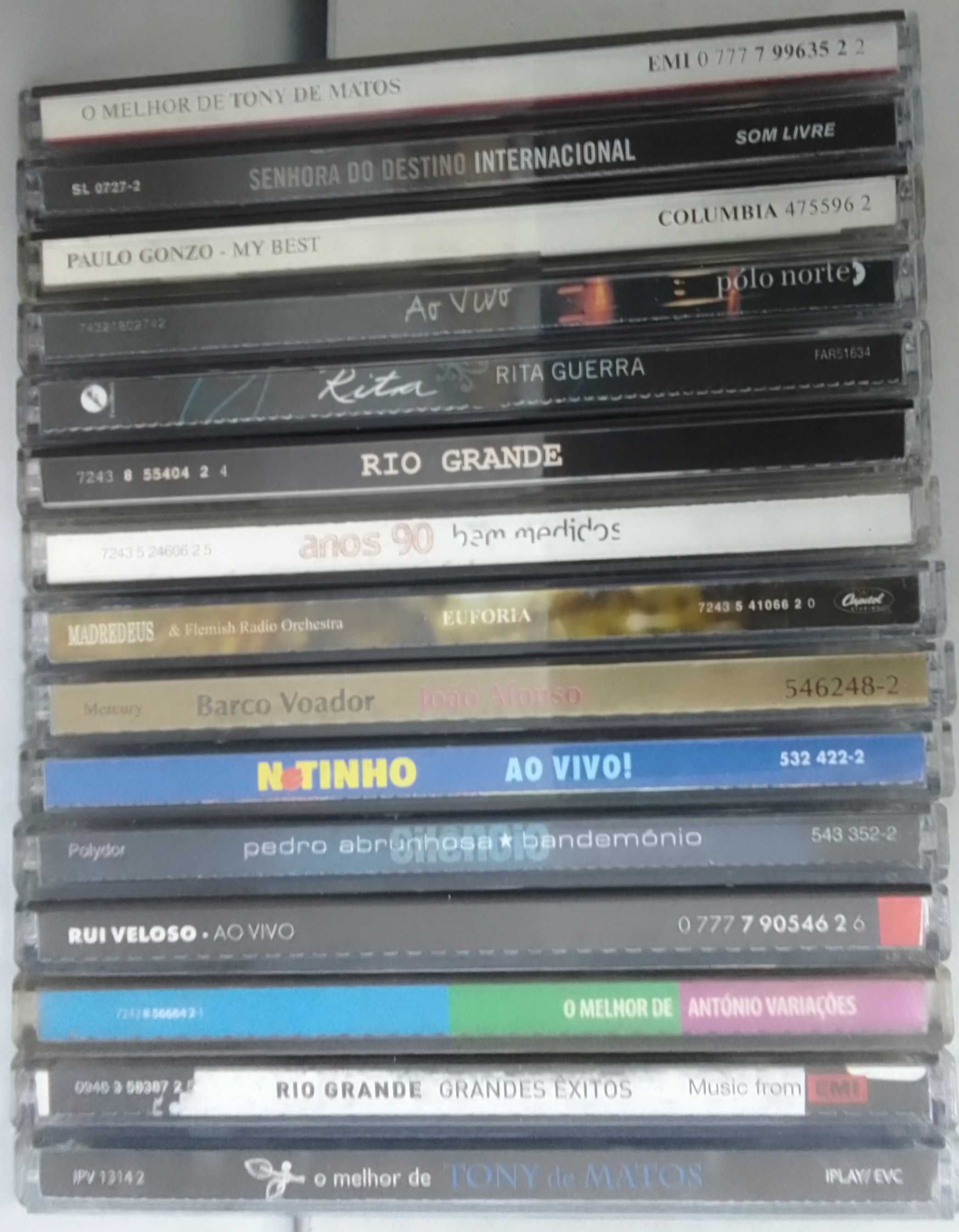Lote 01 - 15 CDs Musica Portuguesa como novos