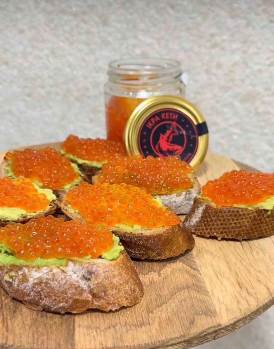 Червона імітована ікра ПРЕМІУМ (Лосось / Кета) – Ромни