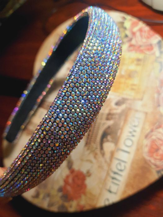 Обруч зі стразами прикраса для волосся