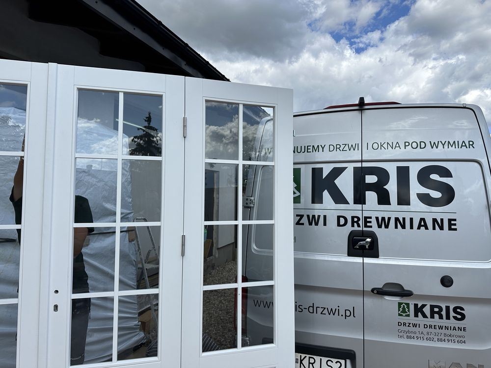 Drzwi wewnętrzne drewniane OD RĘKI  trzyskrzydłowe Cała Polska i ue