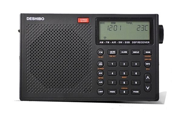 Deshibo RD1780L DSP всеволновый радиоприемник ДВ СВ КВ SSB RDS Авиа