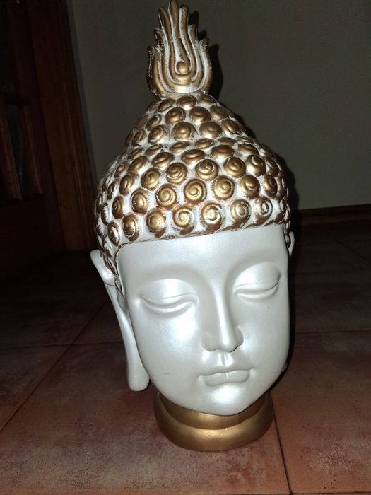 Decoracao branco e dourado