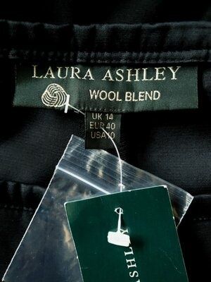 Шерстяные wool blend брюки с высокой посадкой Laura Ashley. р 46-48