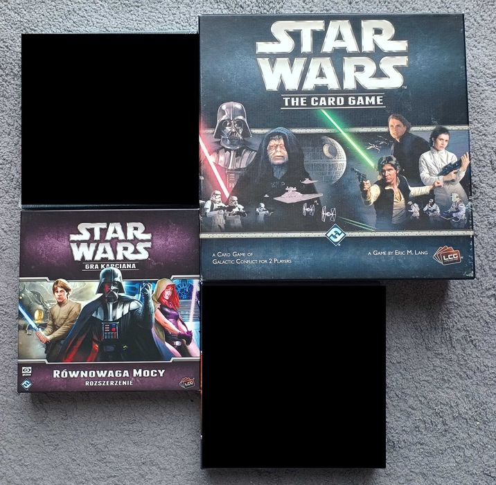 Star Wars LCG - pakiet podstawka + Równowaga Mocy (karty w folii)