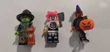 Lego figurki BAM Halloween 2024 czarownica kot szkielet duch