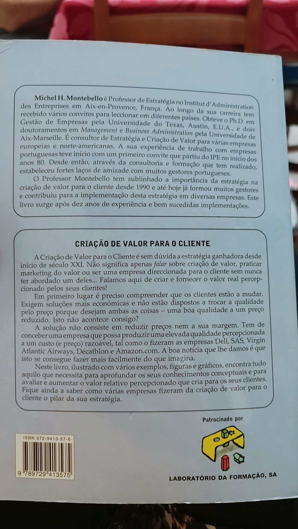 Livro Criação de Valor para o Cliente (Descida de preço)