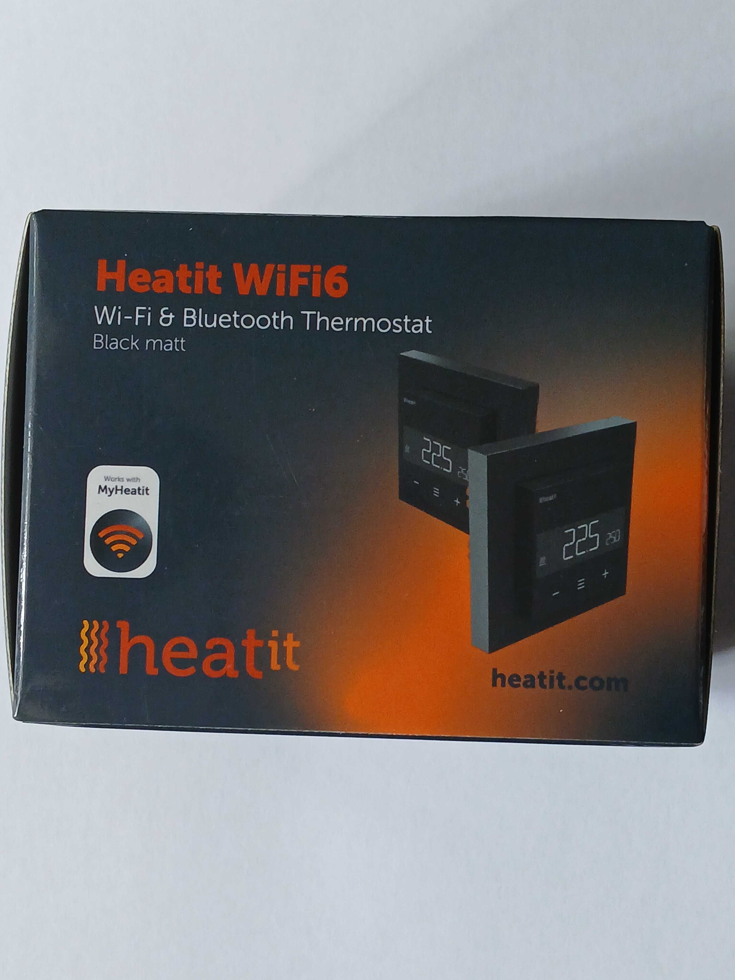 Heatit WiFi6 InteligentnyTermostat Ogrzewania Elektrycznego i Wodnego