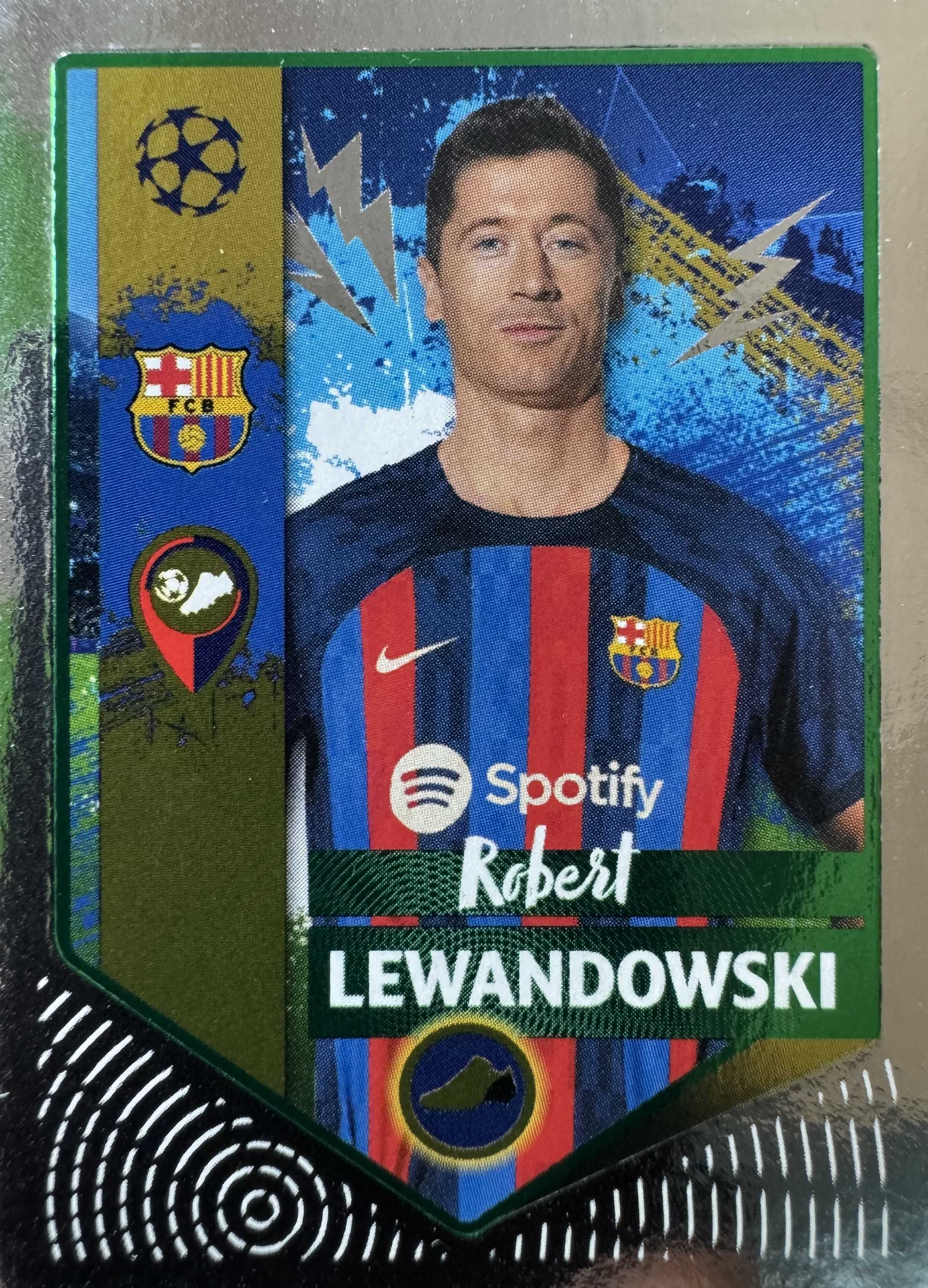 Topps UEFA Champions League 2022/23 Zielony równoległy naklejki (1sz)
