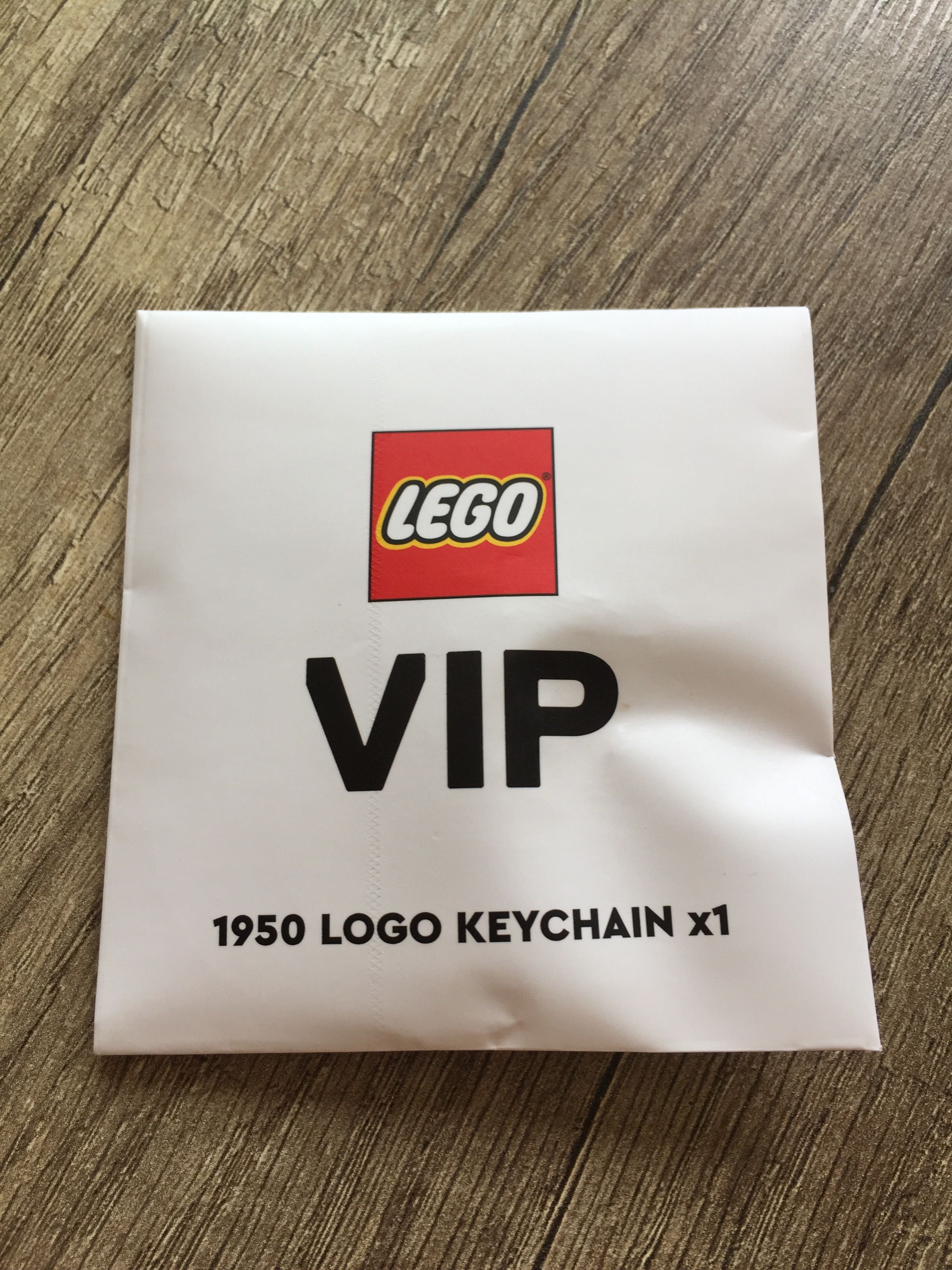 LEGO keychain 1950 VIP retro porta chaves novo