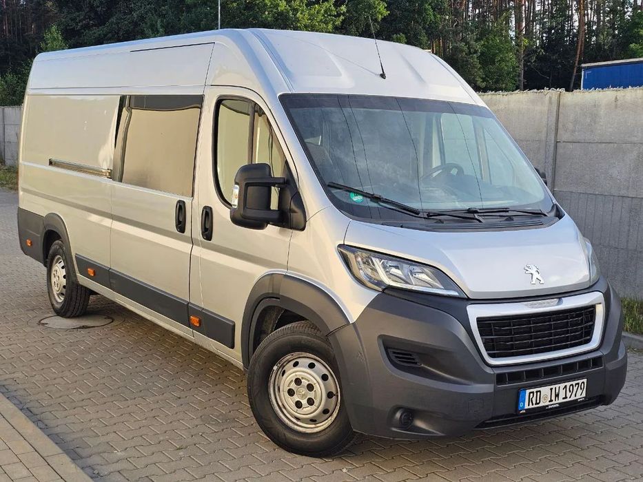 Peugeot Boxer  Brygadówka / L5H2 / Maxi / Winda / 163km / klima / prosty / zadbany
