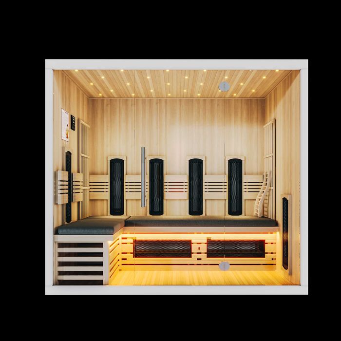 OKAZJA! Sauna na Podczerwień - INFRAPLUS™ 211 Valero Biały Cedr