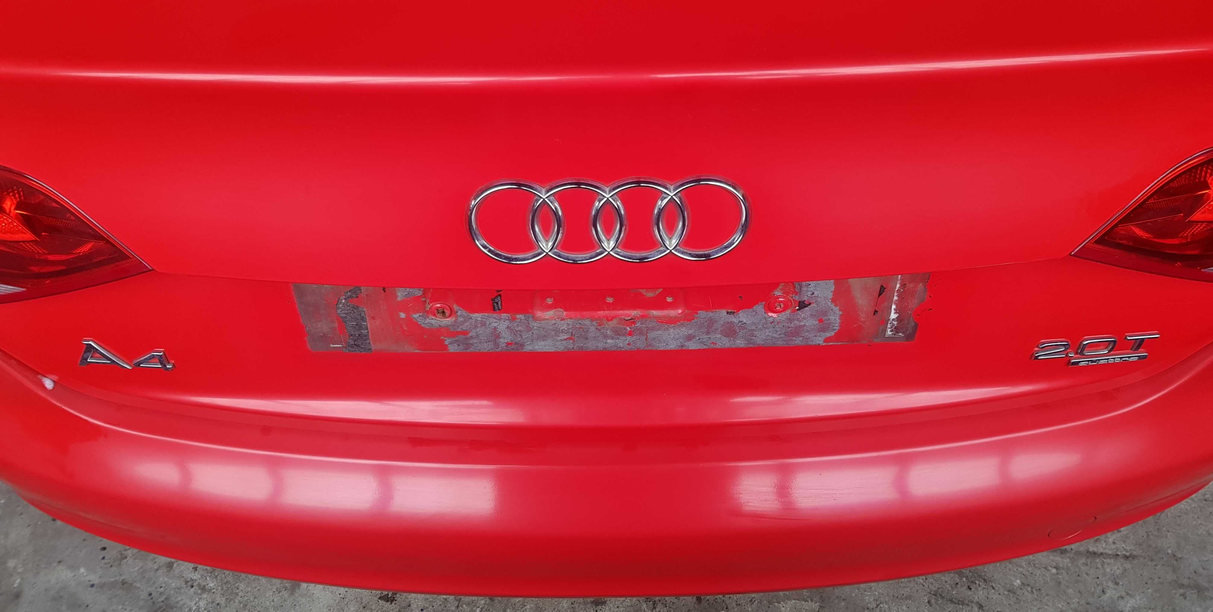 Klapa tył zderzak tył pas lampa AUDI A4 B8 SEDAN S line LZ3M komplet