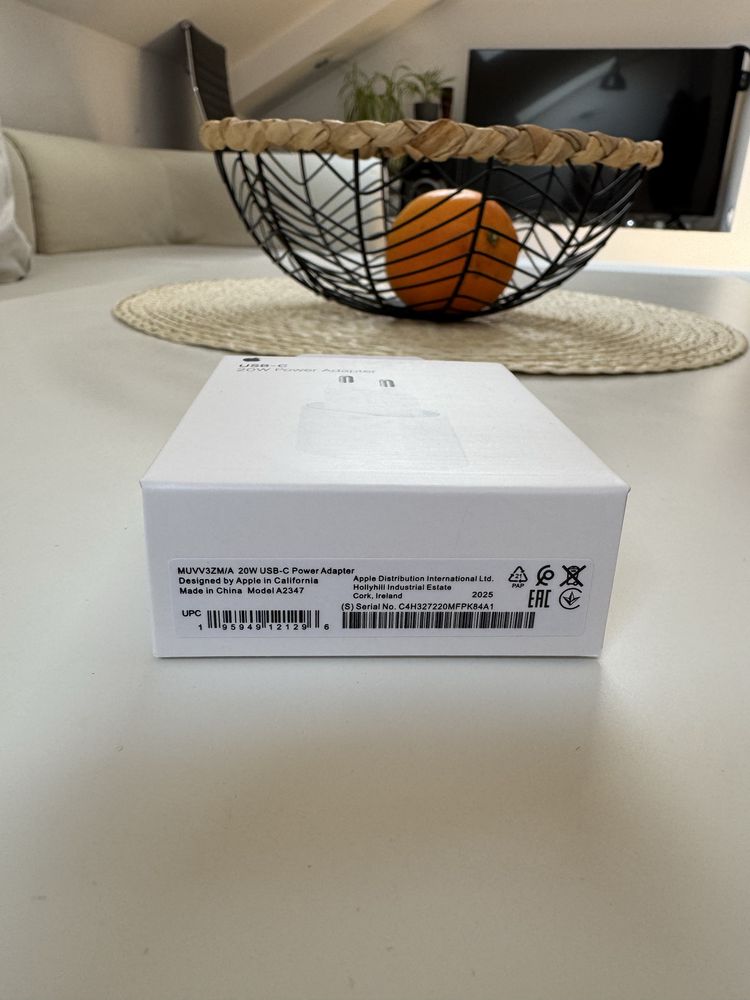 Adapter kostka ładowarka 20w typu C Apple iPhone