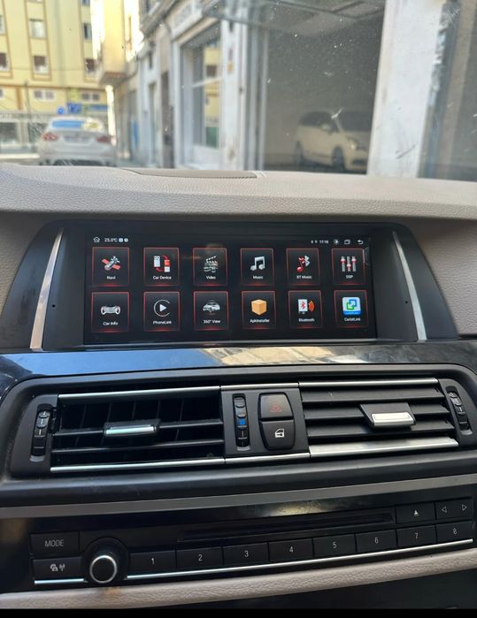 Rádio Android 13 com GPS BMW F10 F11 (Novo)
