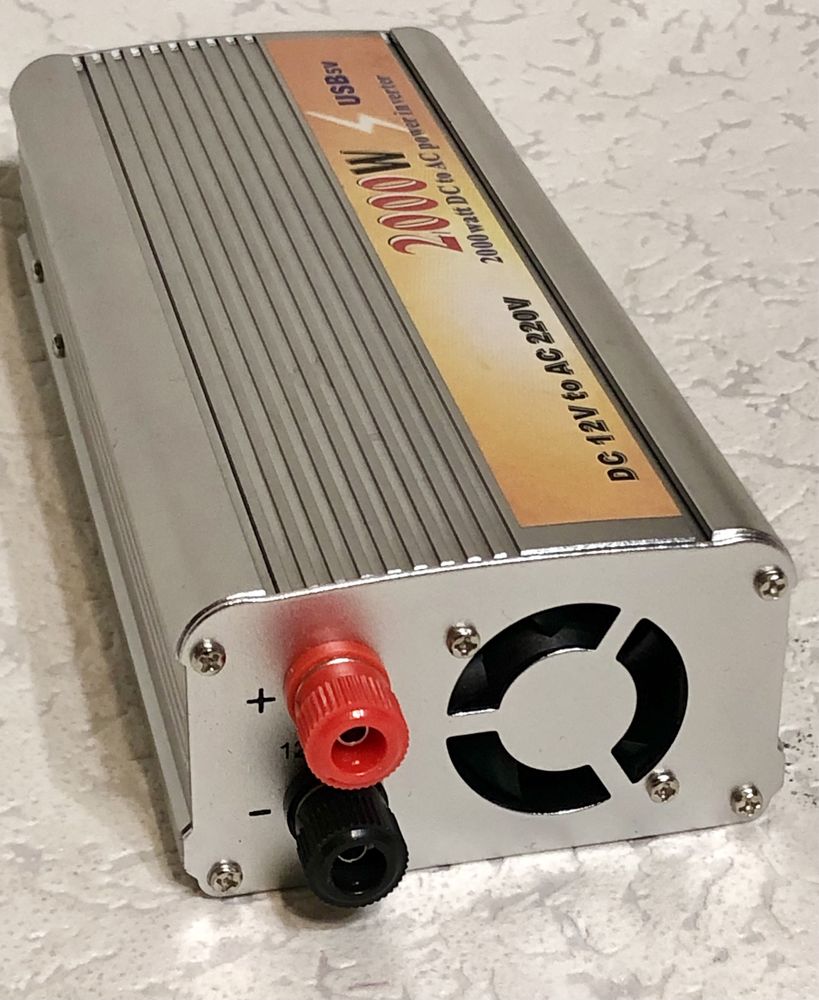 Авто инвертор преобразователь напряжения UKC 12V-220V RCP 2000W
