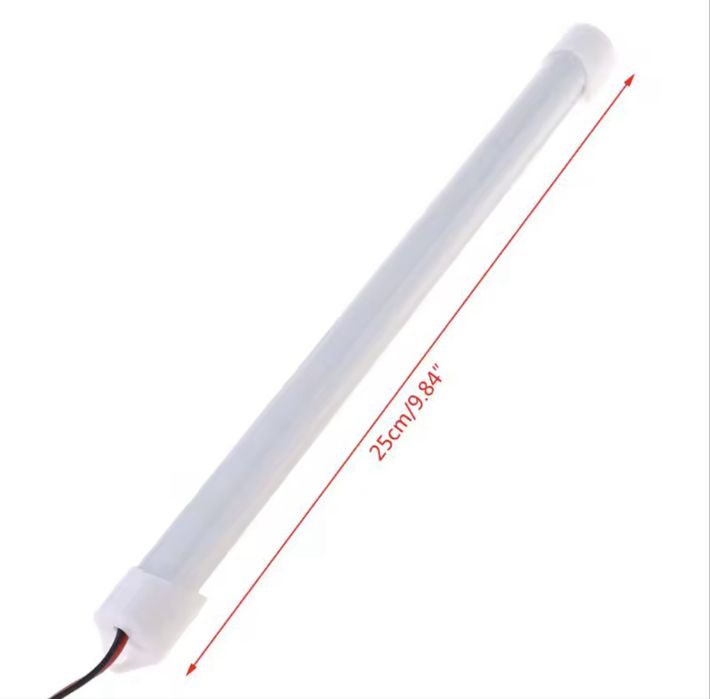 Авто лед світильник з крокодилами 12в