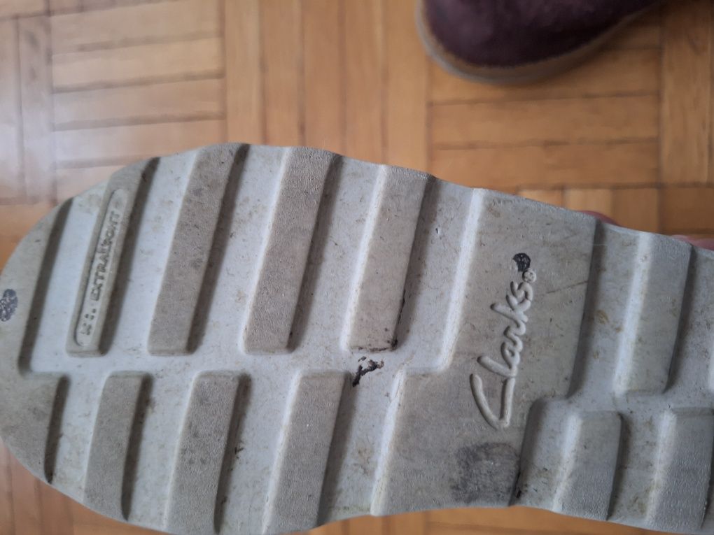Botki zamszowe Clarks rozm 26