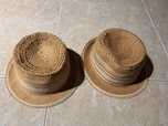 2 chapeus de palha menina 2/4 anos