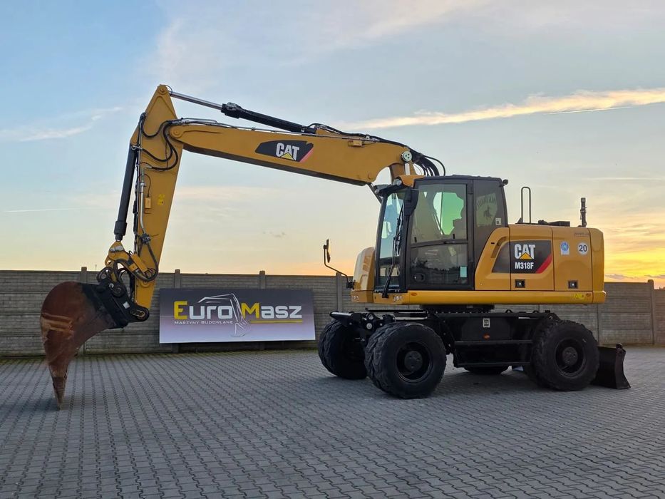 Caterpillar M318F, 2019 ROK, IMPORT NIEMCY  318, M318, instalacja do TRIMBLE, szybkozłącze OIL QUICK /M317F/317/