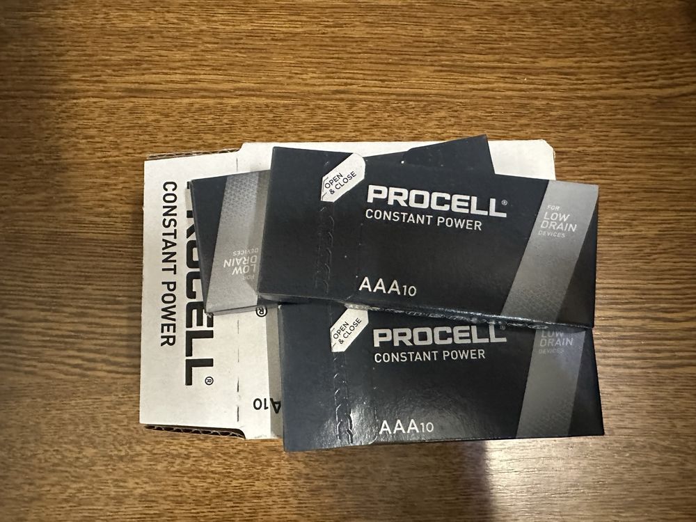 Батарейки Duracell Procell AAA (LR03) Box 10 шт 1.5В
