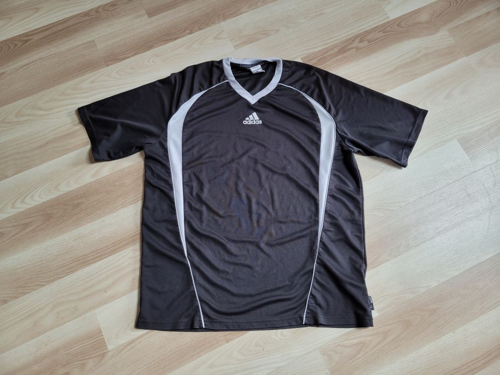 Bluzka męska Adidas climalite L, Bluzka Adidas czarna sportowa
