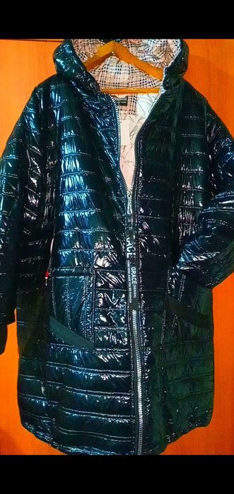 (бедра160-200см)ШИКАРНАЯженская куртка большого р(1 м/ЗИМАзимняя)!