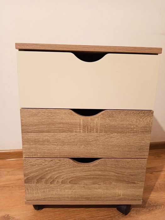 Jysk ABBETVED komoda 3 szuflady szafka nocna