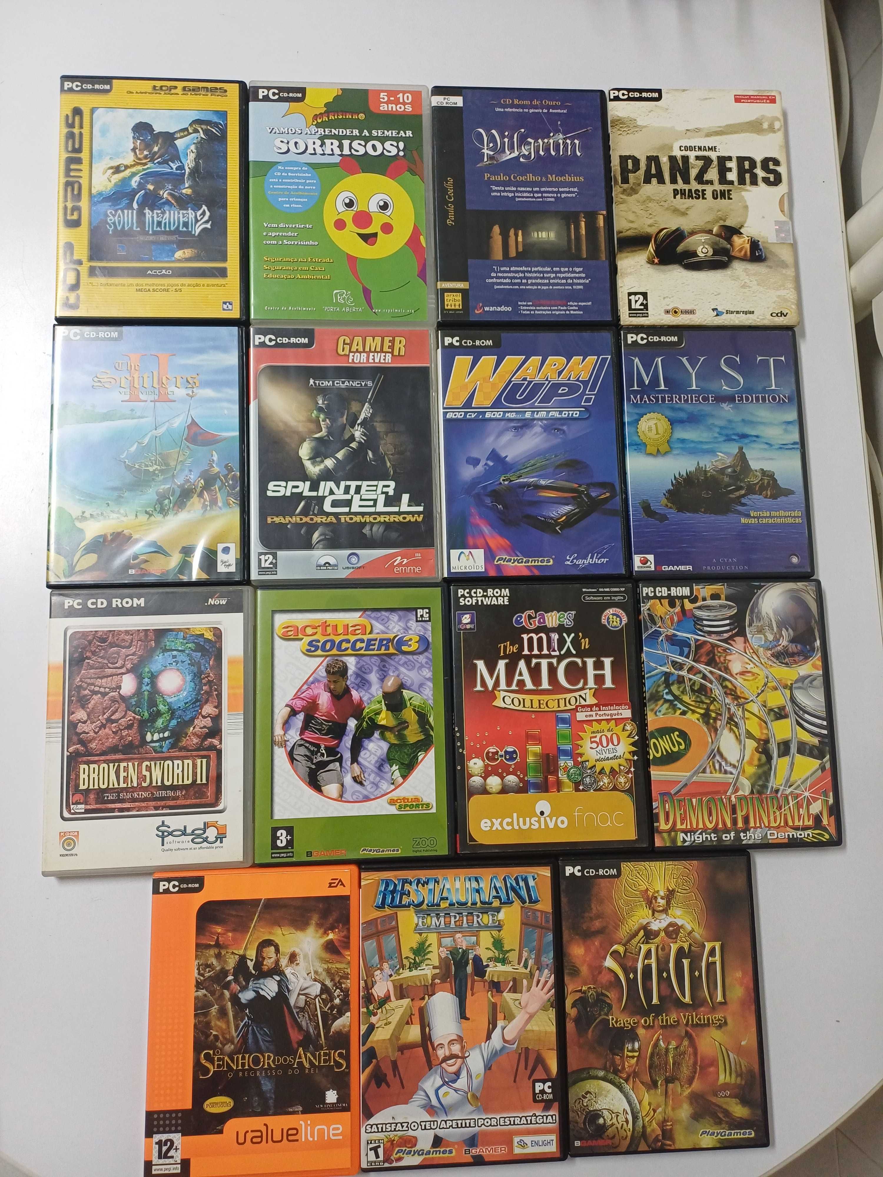 Jogos para PC CD-ROM 15 unidades