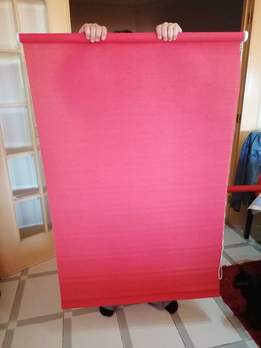 BAIXA DE PREÇO! Estores de rolo, vermelho, do leroy merlin