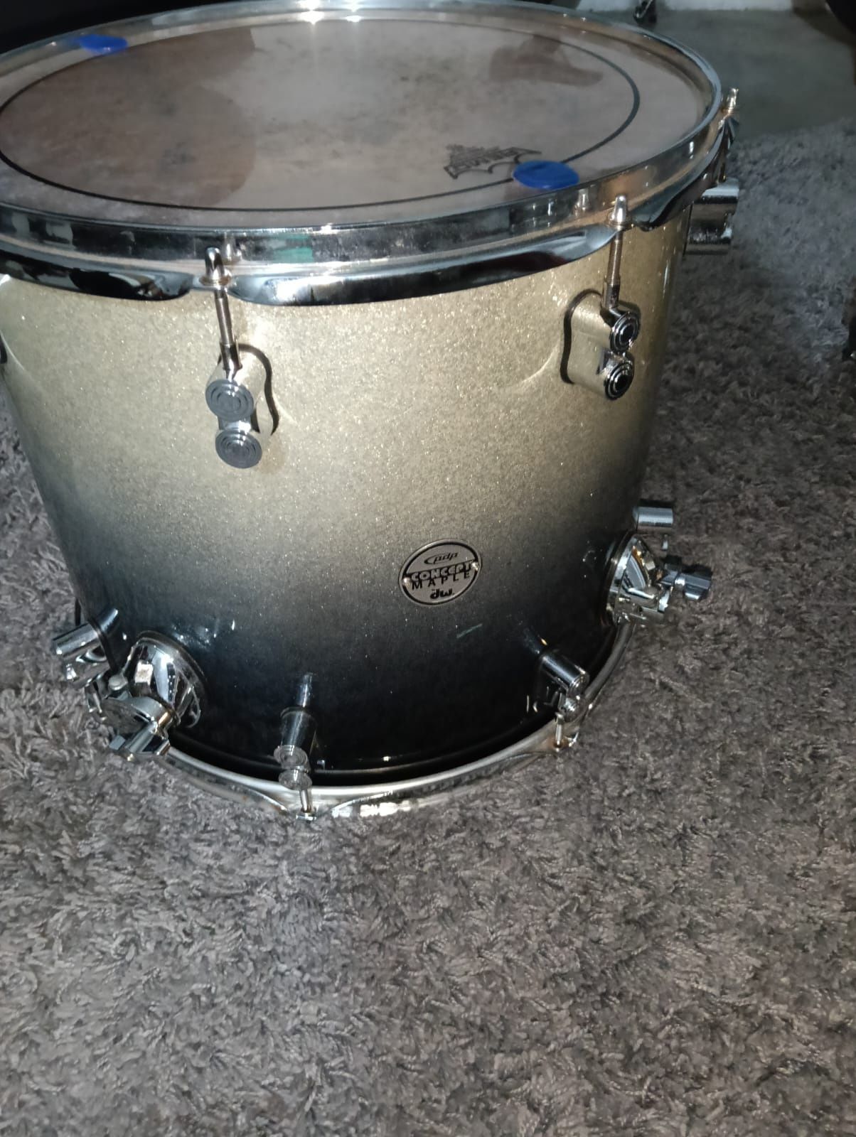 PDP concept maple 22" 7 PCs Shell pack silver to black Sparkle