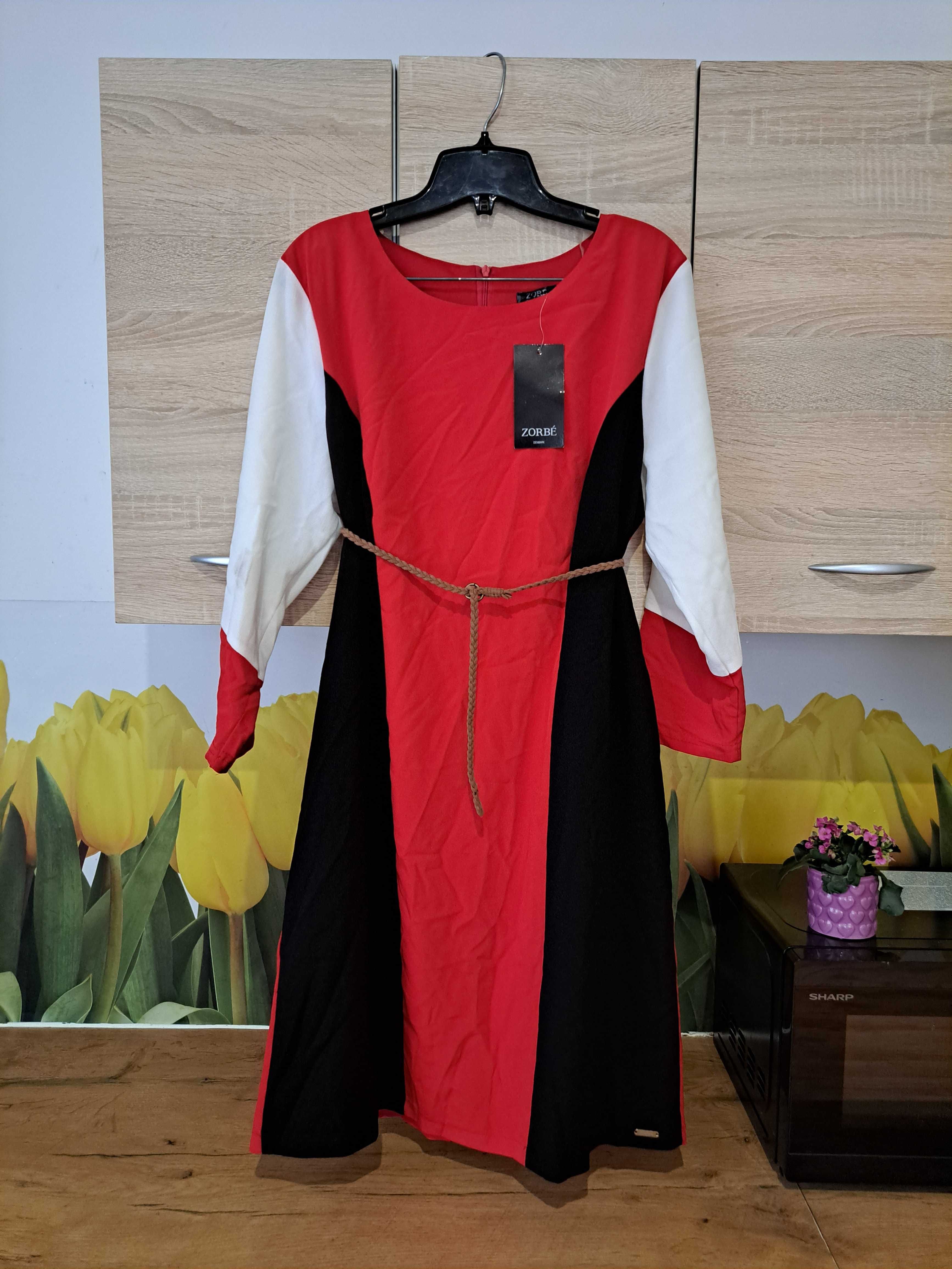 Piękna sukienka Zorbe rozmiar 44 poliester