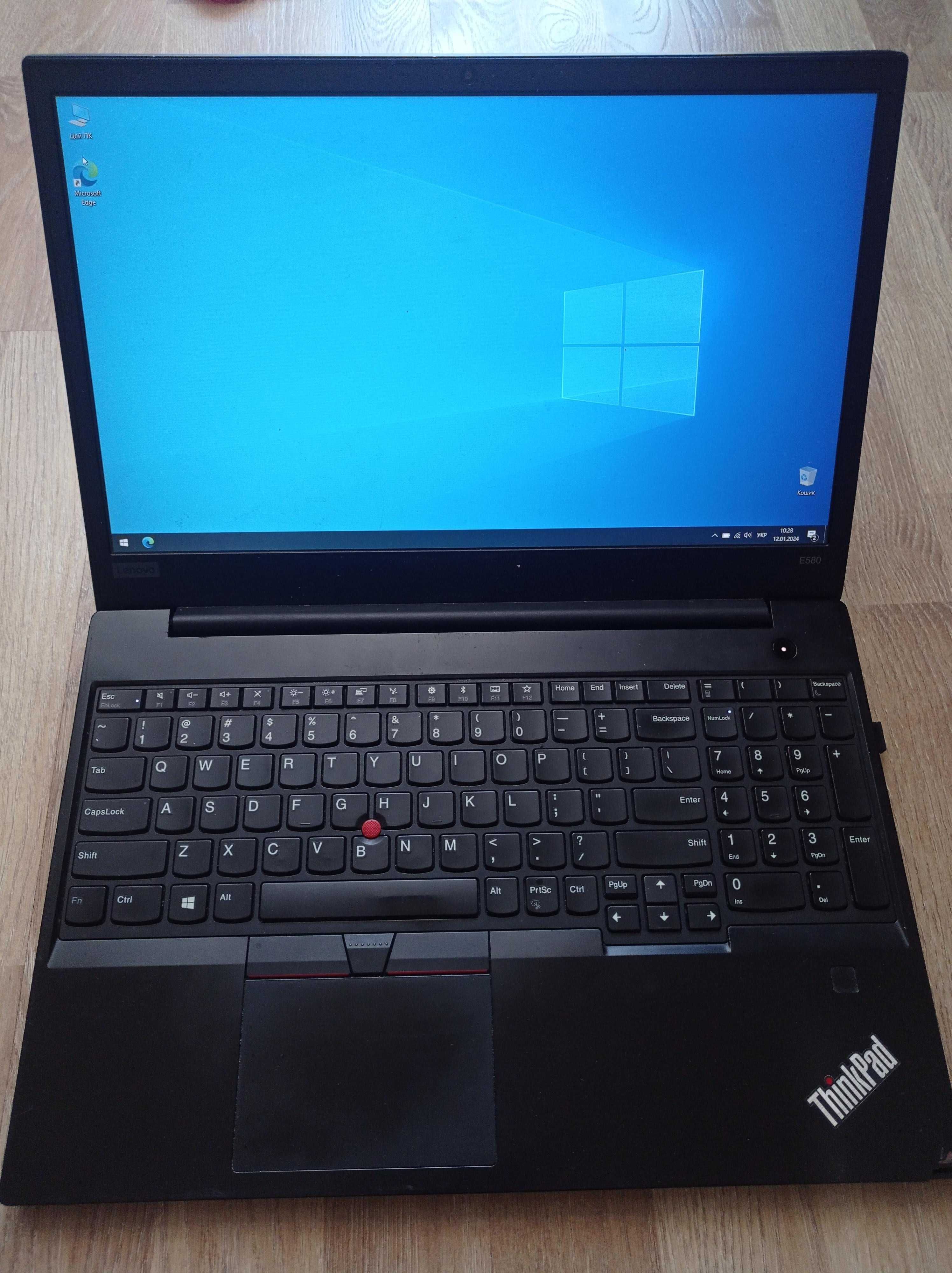 Lenovo ThinkPad E580 15.6 IPS i5-7200U, 16 Gb, 128 ssd, Win10