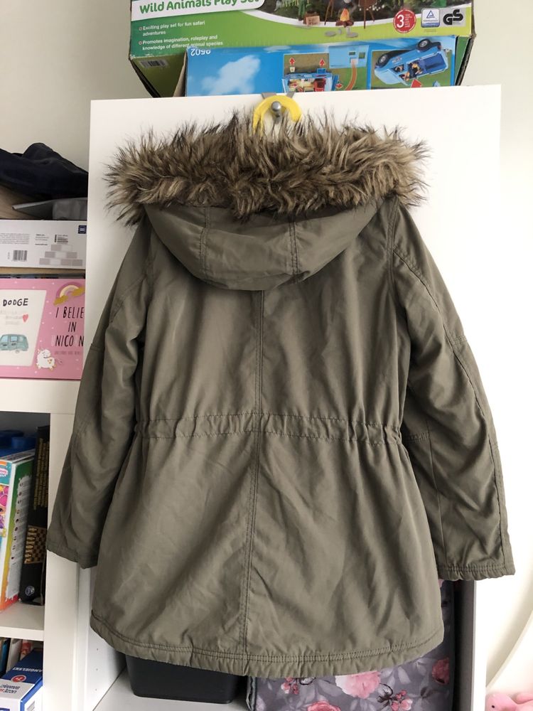 Kurtka kurteczka 140 parka 9-10 h&m jesienna wiosenna przejściowa