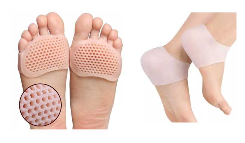 Silikonowe opaski na pięty i śródstopie