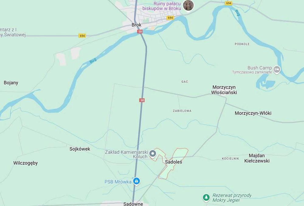 Sprzedam działkę budowlaną 2002 m² – Sadoleś, gm. Sadowne