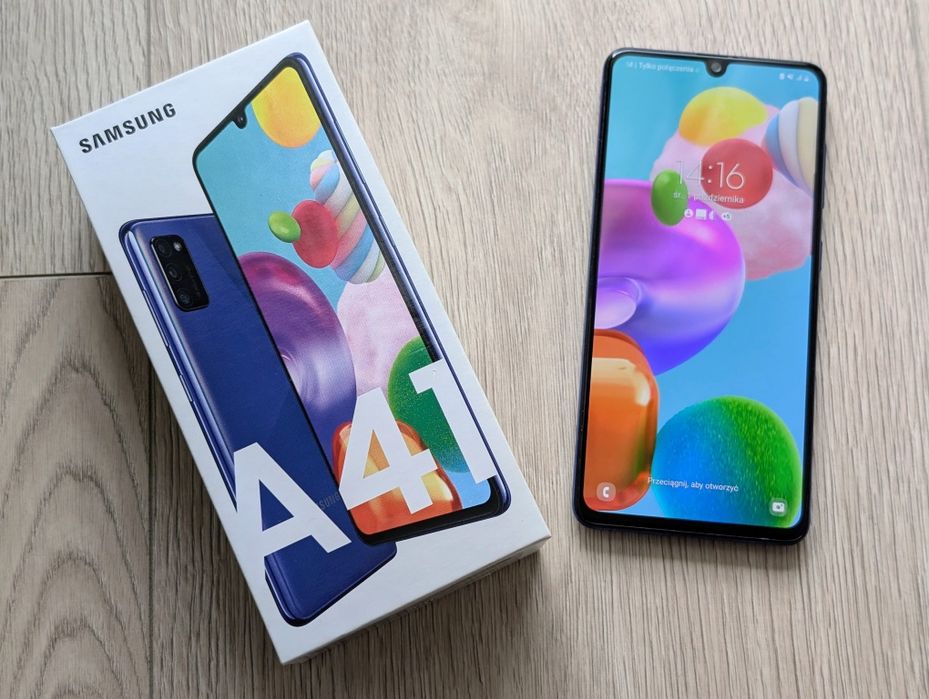 Telefon Samsung A41 prawie ideał