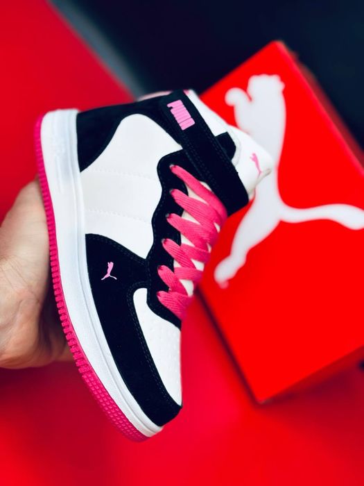 Хайтопы высокие кроссовки Пума зима / женские теплые кроссовки Puma
