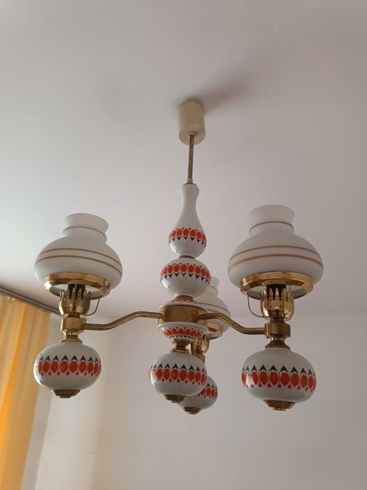 Żyrandol PRL 3 ramienny