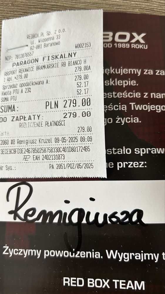 Nowe rękawice bramkarskie rozm 8
