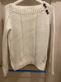 Biały sweter Next roz. 38 bawełna 100%