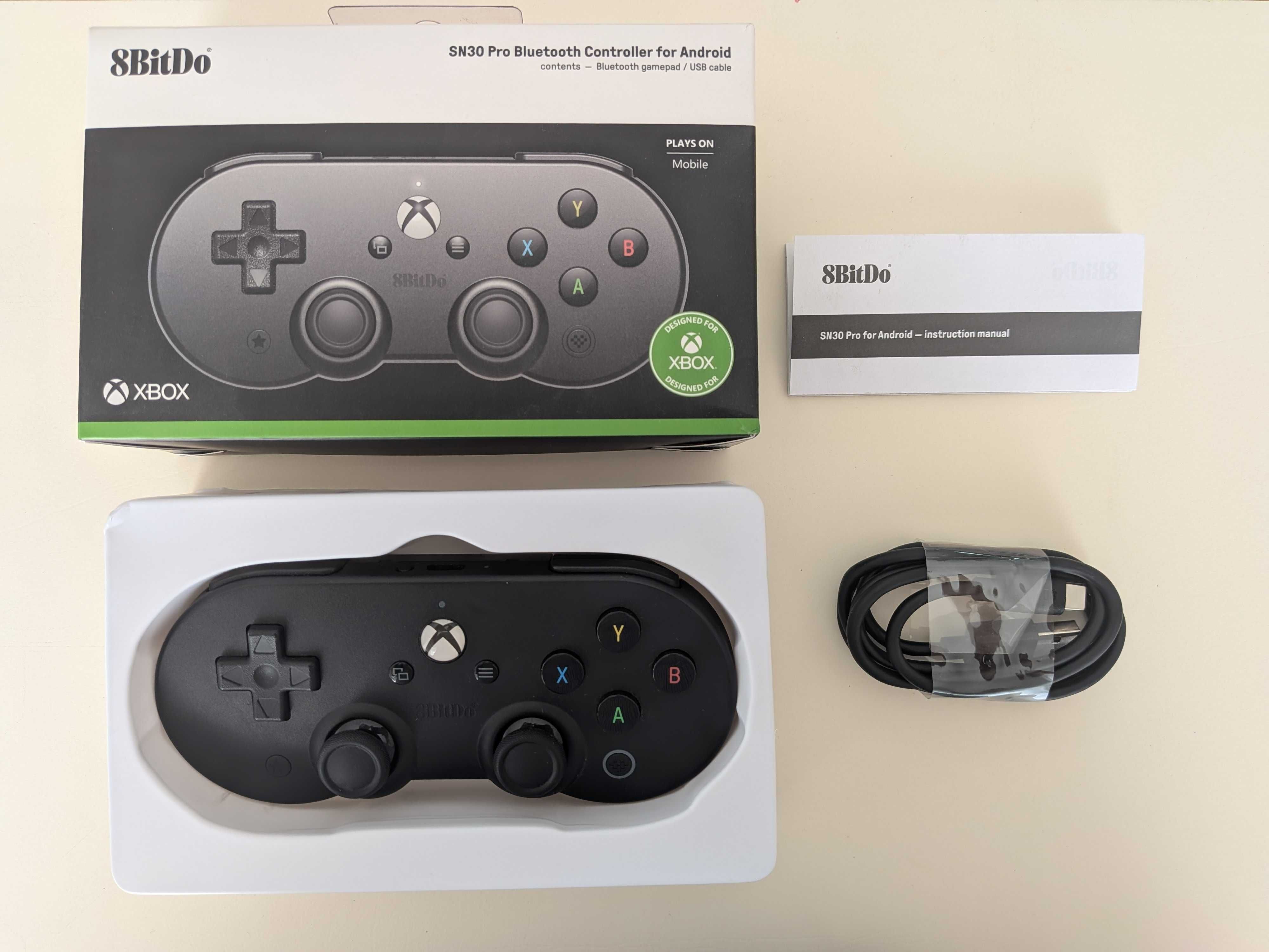 Controle 8BitDo SN30 Pro Bluetooth