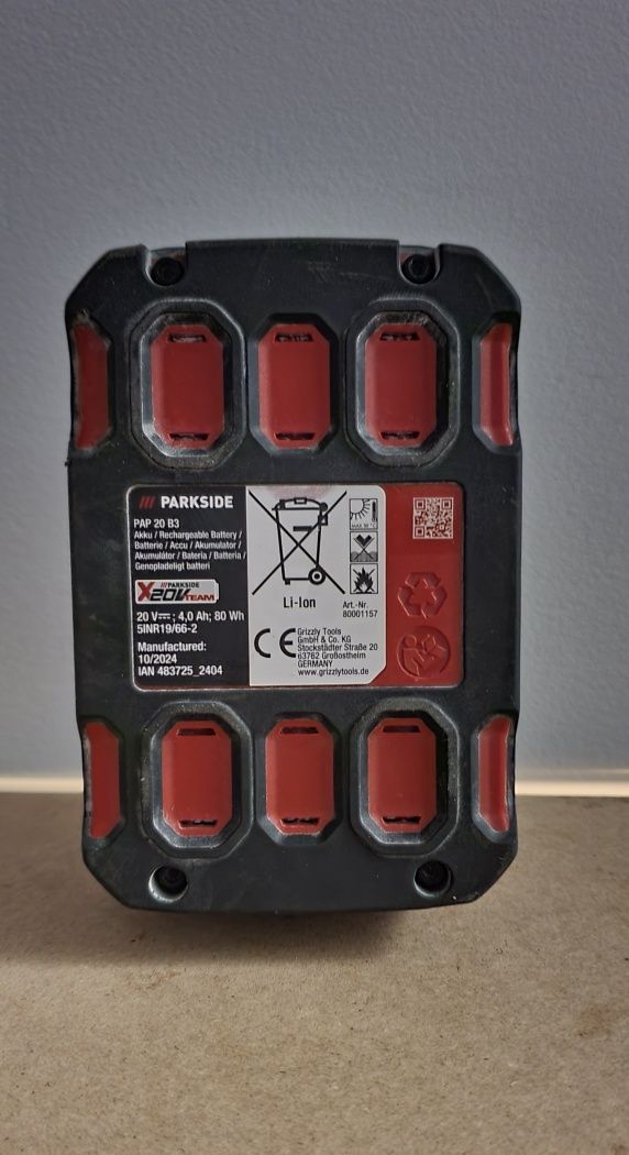 Bateria Akumulator Parkside PAP 20 B3 4Ah