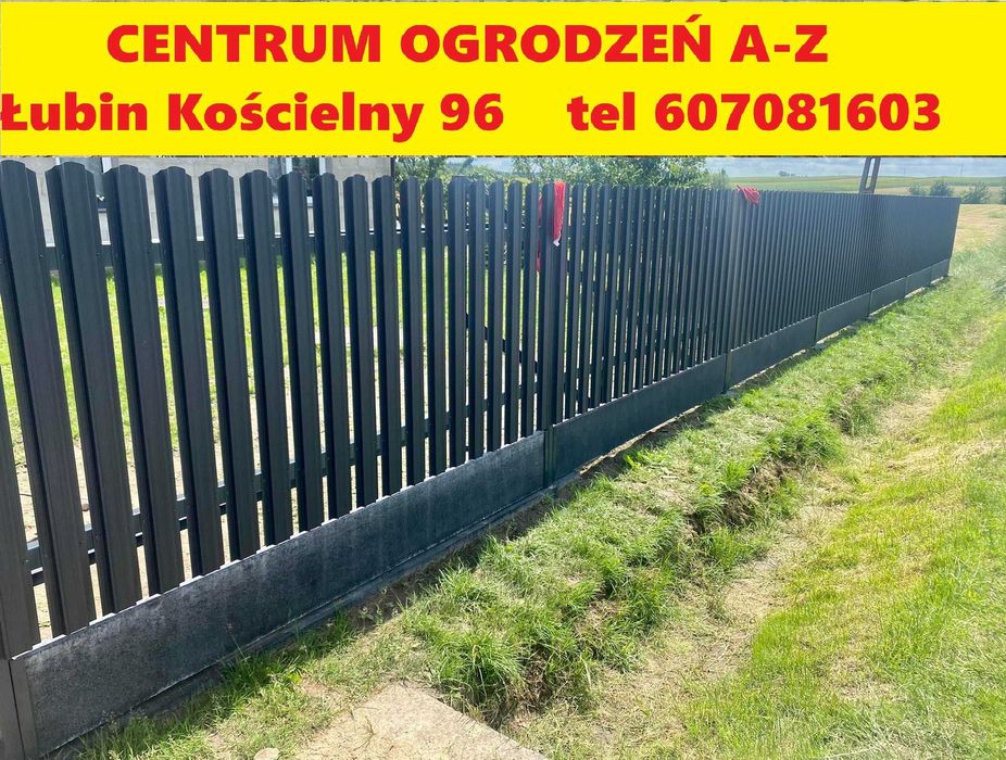 Ogrodzenia panelowe fi4 i fi5 na podmurówce kompleksowa realizacja