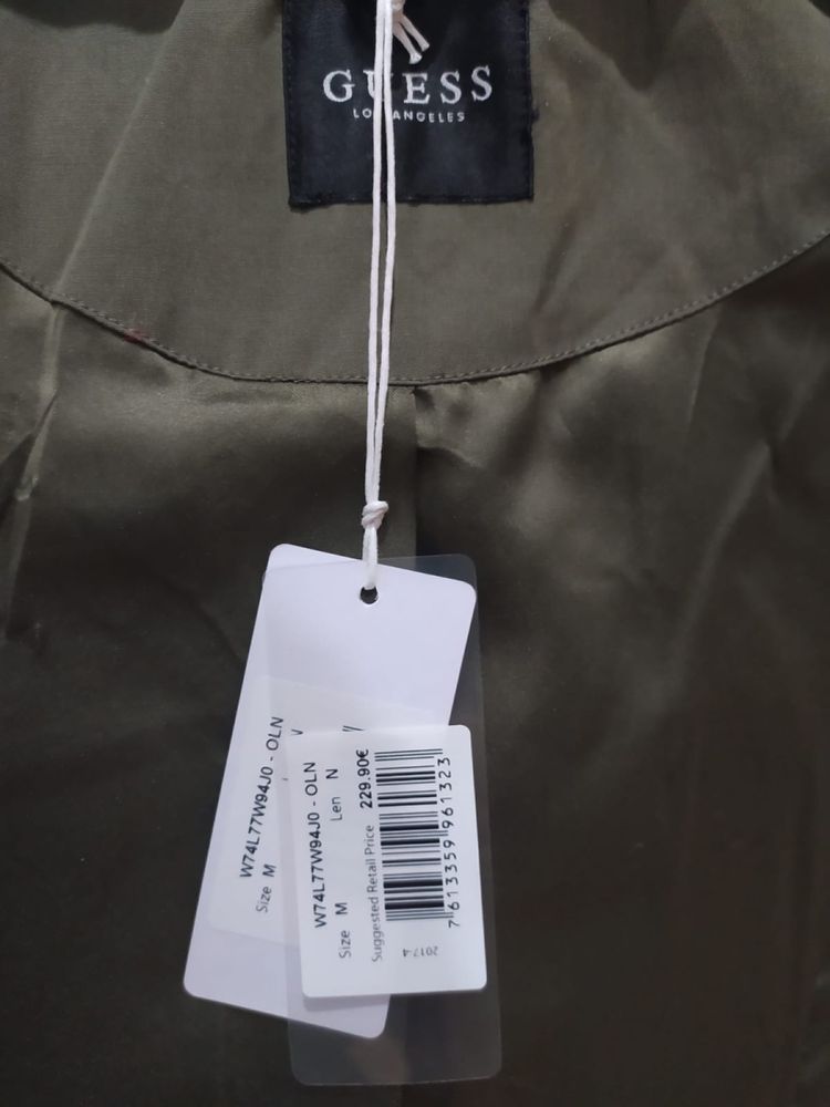 Parka guess- khaki zimowa