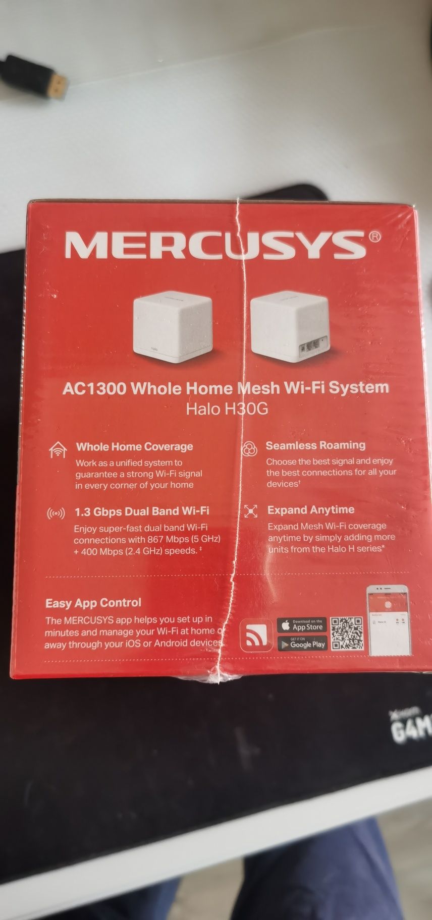 Mercusys Halo H30G Mesh 2-pack router. Duży zasięg WiFi.